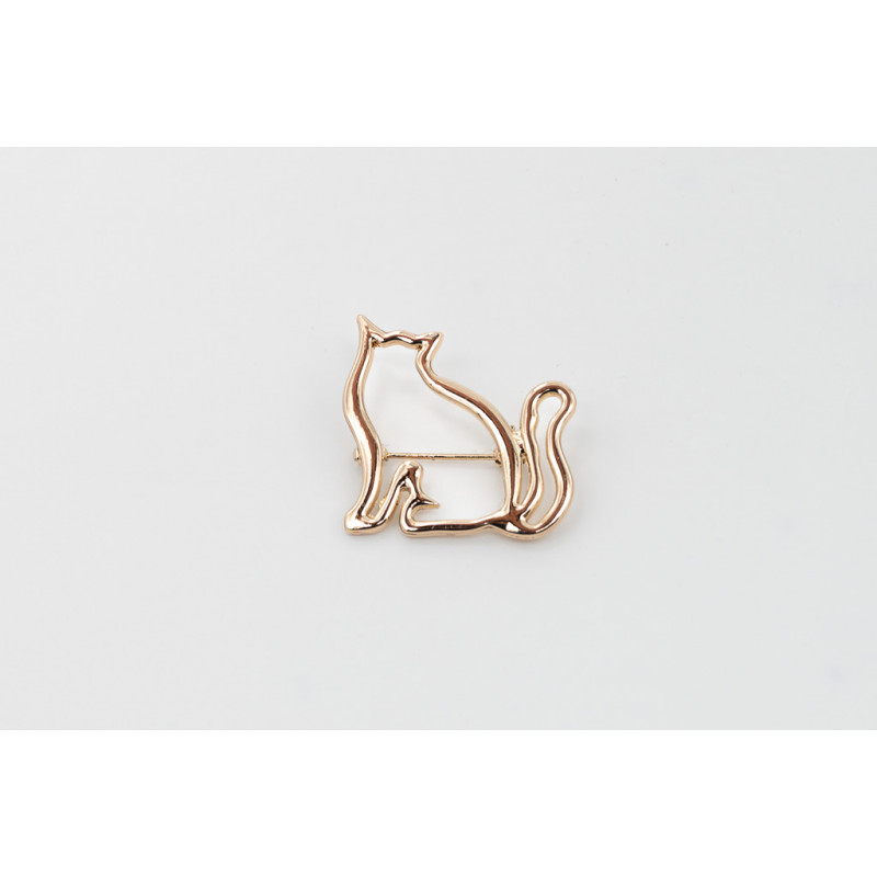 Brooch with Cat Silhouette – Elegant and Stylish Accessory